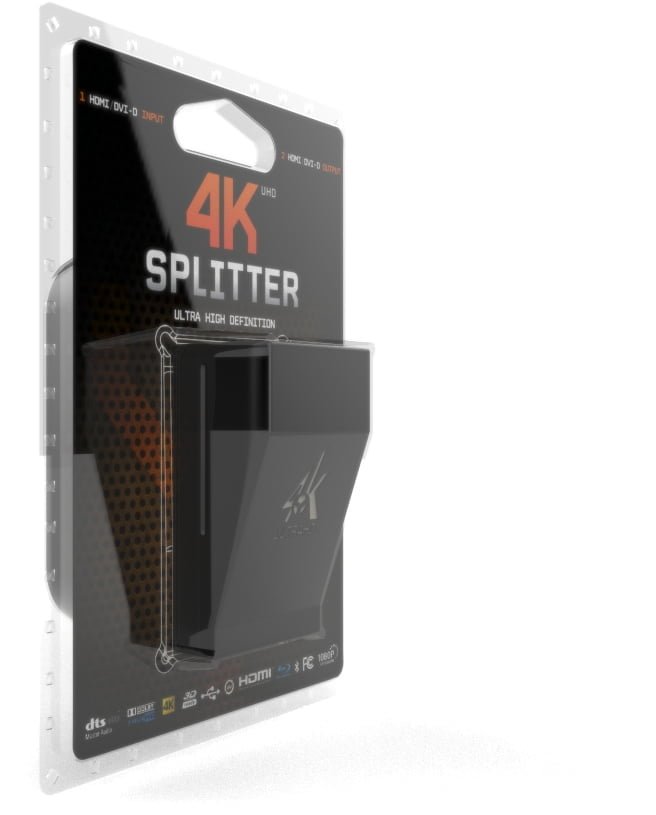 HDfury Splitter 4K UHD – splitter HDMI 1 wejście / 2 wyjścia