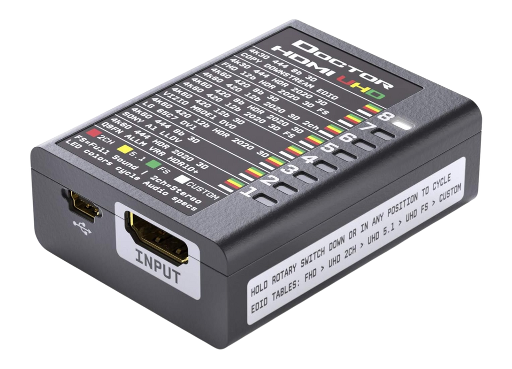 HDfury Dr HDMI 4K, menedżer EDID 18Gbps i emulator HDMI wielkości pudełka zapałek