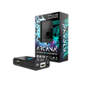 Adapter eARC 8K HDfury Arcana 2 – widok z przodu z wyświetlaczem OLED