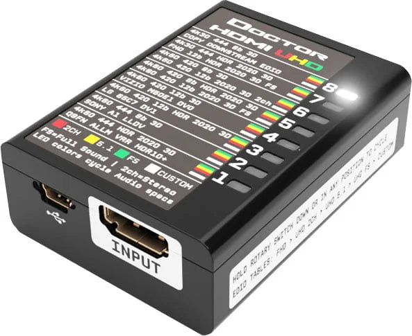 HDfury Dr HDMI 4K – menedżer EDID i emulator HDMI, widok z przodu