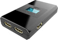 Adapter eARC HDfury Arcana – widok z przodu z wyświetlaczem OLED